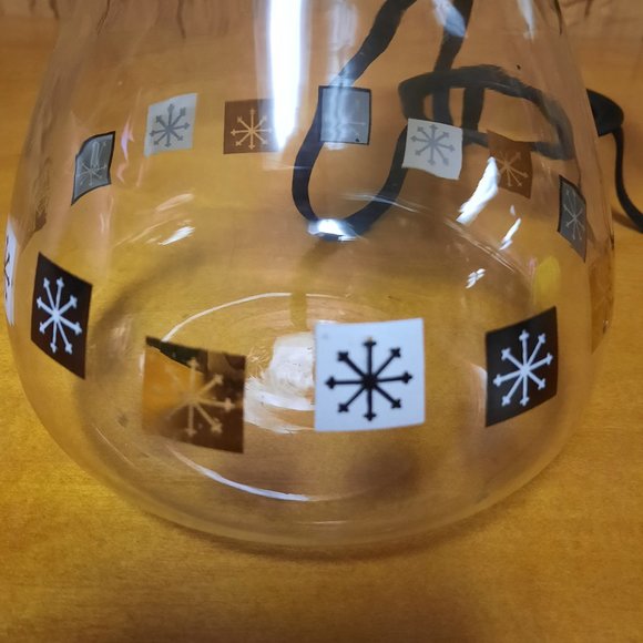 Vintage Inland Glass Coffee Carafe with Warmer - Picture 2 of 4